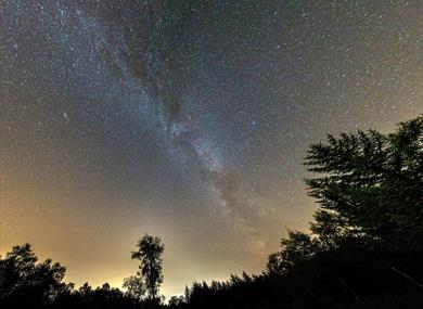 The Milky Way from Gisburn Forest. Photographer Robert Ince