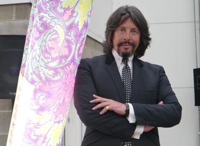 Laurence Llewelyn-Bowen Blackpool Rock Lightpool Festival