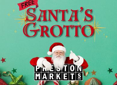 Free Santa's grotto at Preston Markets