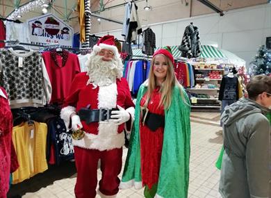 Santas Grotto at Fleetwood Market