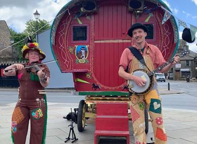 Waterfoot Wakes : The Old Time Rags Travelling Show : Live from the Wagon.