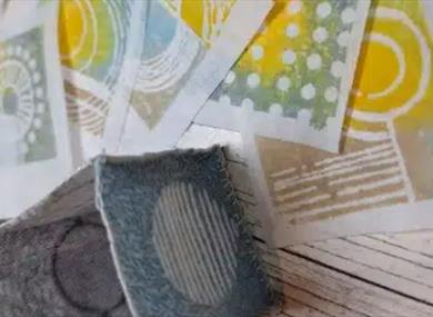 Lino Print and Stitch with Anne Brooke