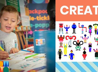 CREATE: Seaside poster making