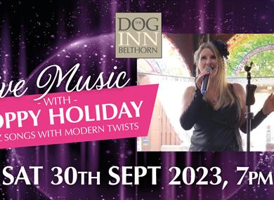 Live music with Poppy Holiday