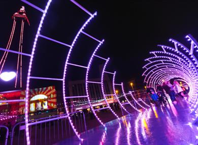 Spiro Light Tunnel Lightpool Festival 2021