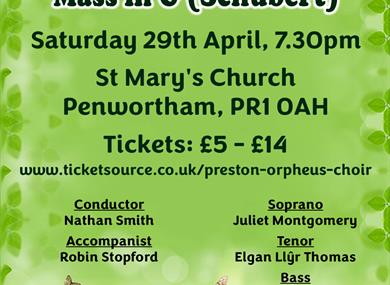 Preston Orpheus Choir - Spring concert