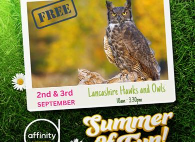 Lancashire Hawks and Owls at Affinity Lancashire