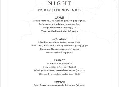 WORLD TAPAS NIGHT