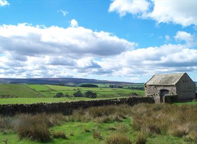 Tatham Fells Outbarn.
Festival Bowland 2022 - Art Exhibition: Tatham Modern at Maiden Bridge.