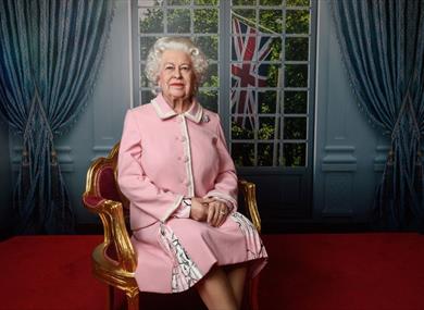 The Queen Wax Figure