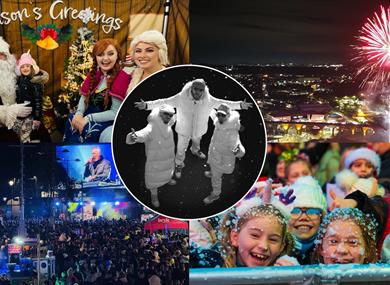 #AmazingAccrington Christmas Lights Switch On