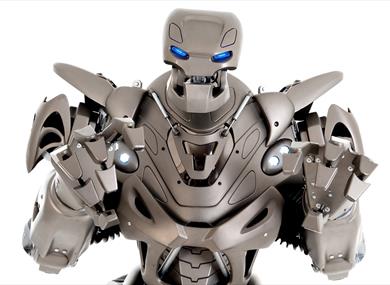Titan the Robot will be at The Mall Blackburn for Half Term October 2022