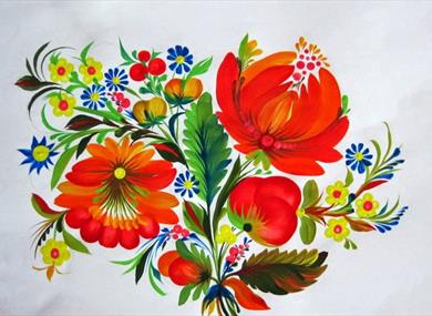 Petrykivka Painting: A Ukrainian Folk Art Workshop