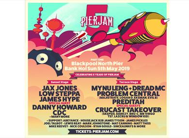 PierJam 5th Birthday Part One, North Pier, Blackpool Sun 5 May 2019