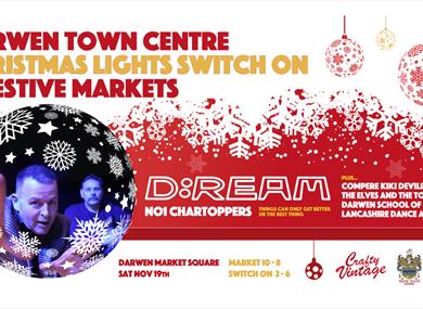 Darwen Town Centre Christmas Lights Switch On and Festive Markets