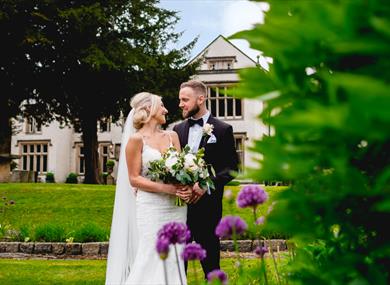 Couple at Mitton Hall