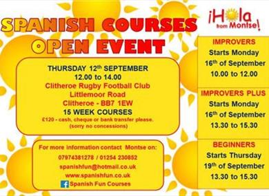 Spanish Courses 2019/2020 Open Event