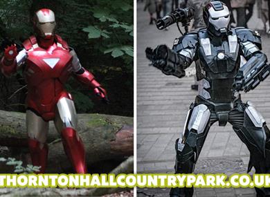 Iron Man & War Machine Visit Thornton Hall Country Park