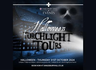 Halloween Torchlight Tours at Samlesbury Hall