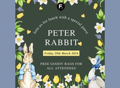 Lunch with Peter Rabbit at Fishergate Shopping Centre