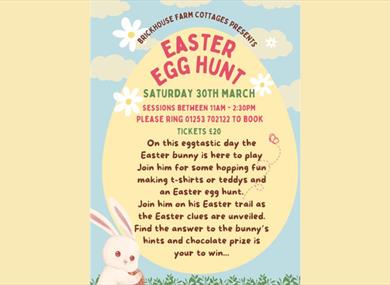 Easter Egg Hunt at Brickhouse Farm Cottages