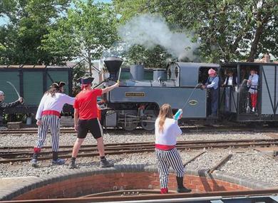 Princess and Pirates Day at West Lancashire Light Railway