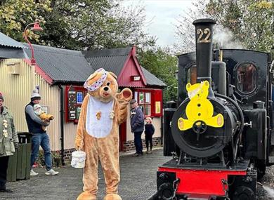 Children in Need/Macmillan Coffee Morning at West Lancashire Light Railway