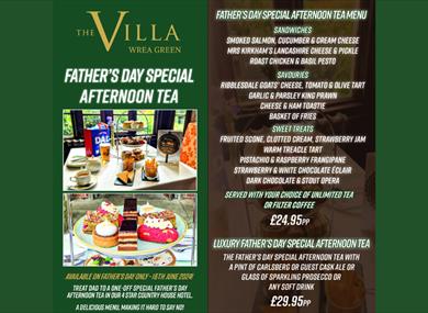 Father's Afternoon Tea at The Villa