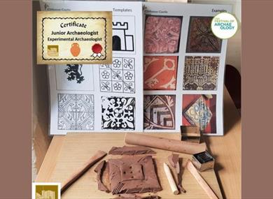 Clitheroe Castle Museum Junior Archaeologists: Medieval Tile Pottery Workshop