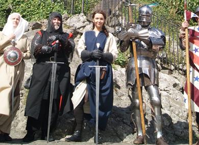 A Day of Knights with the Silver School of Arms at Clitheroe Castle