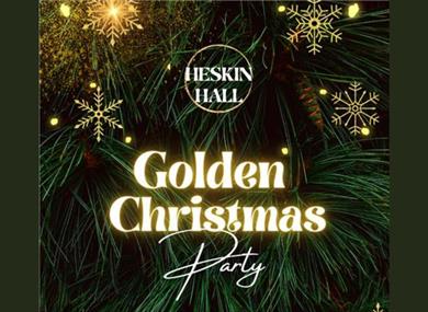 A Golden Christmas Party at Heskin Hall