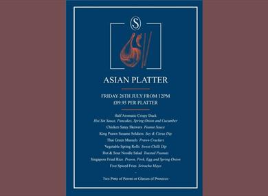 Asian Platter at Farmers Arms