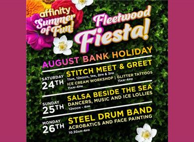 Summer of Fun: Fleetwood Fiesta with steel drum band & Acro entertainment