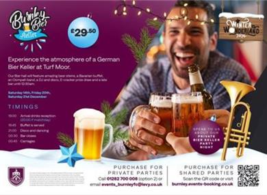 Burnley Bier Keller Christmas Party Night