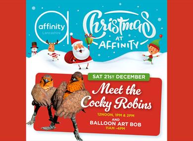 Christmas at Affinity: Meet the Cocky Robins with Balloon Art Bob