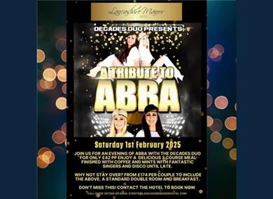 ABBA Tribute at Lancashire Manor Hotel