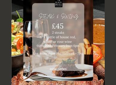 Steak & Swing at Black Bull Inn