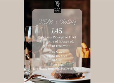 Steak & Swing at Black Bull Inn