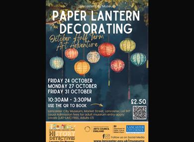 Paper Lantern Decorating - Half Term Fun