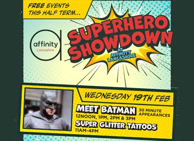 Batman Meet & Greet with Glitter Tattoos