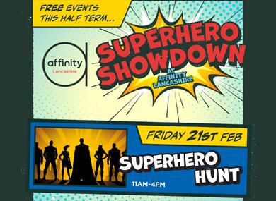 Superhero Hunt at Affinity Lancashire