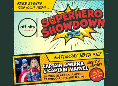Captain America and Captain Marvel Meet & Greet with FREE Face Painting