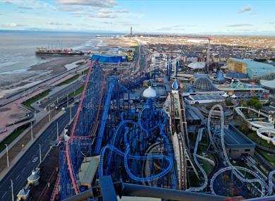 Walk The Woodie at Blackpool Pleasure Beach
