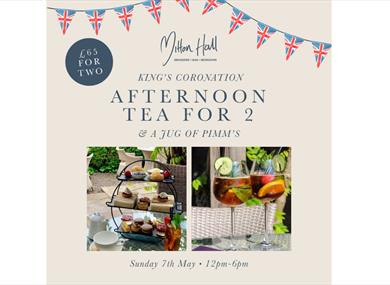 King's Coronation Celebrations - Afternoon Tea and Pimms
