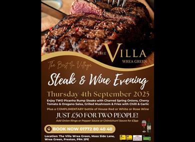 Steak & Wine Evening