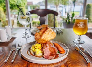Father's Day in the Walled Garden Restaurant