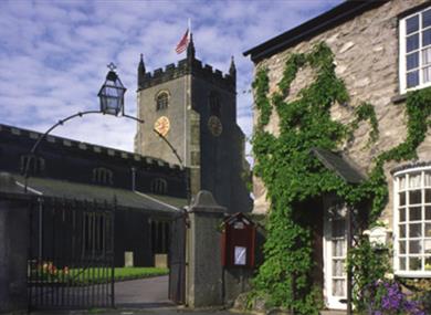 Warton Village, St Oswald's Church and the Old Rectory