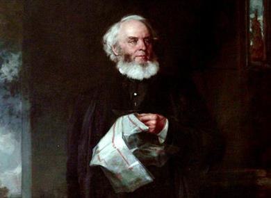 Free / Object of the Month The portrait of William Atkinson by Lowes Cato Dickinson (1877)
