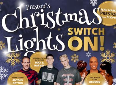 Preston's Christmas Light Switch On Trail