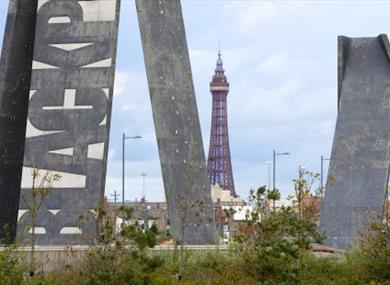 Climbing Towers at Blackpools George